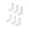 Nike Everyday Elevated 6 parov nogavic Crew bele 35-37,5