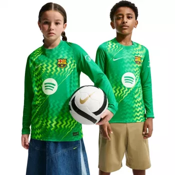Nike FC Barcelona Stadium vratarska otroška nogometna majica 2026/27 zelena II3610 324 XL