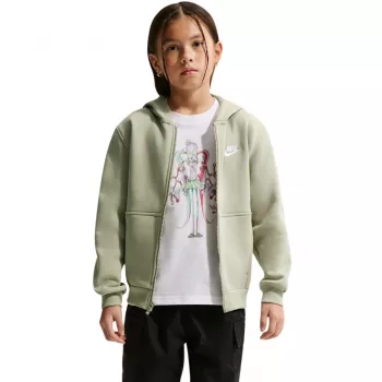 Nike Sportswear Club Fleece otroška majica svetlo zelena FD3004-304 M