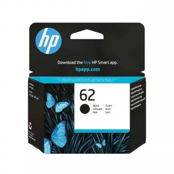HP 62 črna originalna kartuša s črnilom - 200 strani