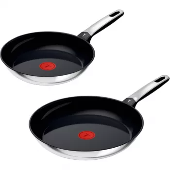 Komplet ponev Tefal Emotion iz nerjavnega jekla, 2-delni, 24/28 cm