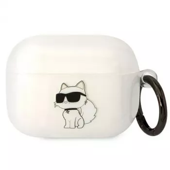 Karl Lagerfeld KLAPHNCHTCT ovitek za AirPods Pro prozoren Ikonik Choupette