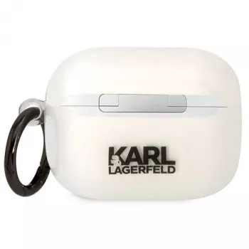 Karl Lagerfeld KLAPHNCHTCT ovitek za AirPods Pro prozoren Ikonik Choupette