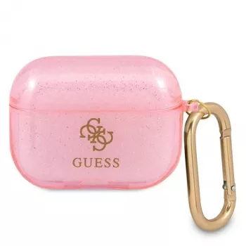 Guess GUAPUCG4GP ovitek za AirPods Pro roza kolekcija bleščic