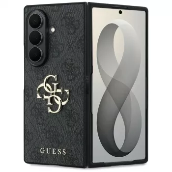 GUESS Big 4G Logo ovitek za Samsung Galaxy Z Fold 8 Ultra – črn
