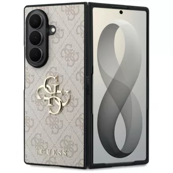 Guess Big 4G Logo PU ovitek za Samsung Galaxy Z Fold 8 Ultra – roza
