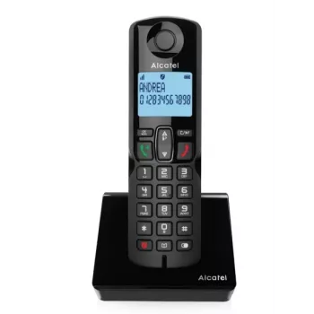 Alcatel S280 DECT brezžični telefon - črn
