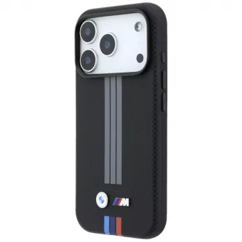 Ovitek MagSafe BMW M Quadrille Kevlar Anthrazit & Trikolore Drucklinien za iPhone 18 Pro / 17 Pro