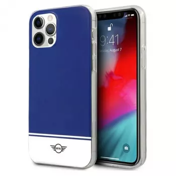 Trd ovitek MINI MORRIS Mini MIHCP12MPCUBINA za iPhone 12/12 Pro 6,1 inch, navy, kolekcija Stripe