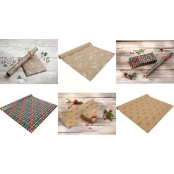 SIGEL GP120 zvitek darilnega papirja – dizajn polarnega medveda, 5 m x 70 cm, večbarven, 80 g/m²