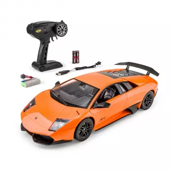 Carson 1:14 Lamborghini Murcielago 2,4G 100% RTR RC avto, oranžen