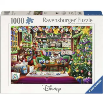 Ravensburger sestavljanka Disney Christmas Cafe (1000 kosov)