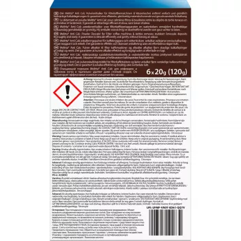 MELITTA Anti Calc raztopina za odstranjevanje vodnega kamna za kavne aparate – 250 ml tekoče sredstvo, univerzalna združljivost, formula s citronsko kislino, do 2 uporabi