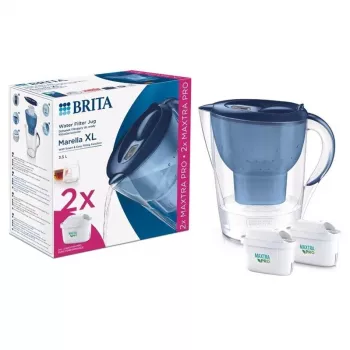 BRITA MARELLA XL filtrirni vrč z 2 filtri MAXTRA+, skupna prostornina 3,5L, bel