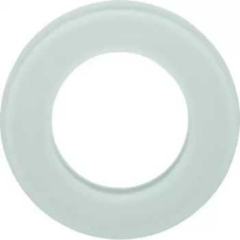 Hager WTD7180GWG 1-delni stekleni okvir, serija Glas, polarna bela