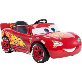 Huffy Cars McQueen električni avtomobilček za vožnjo, 7,2 V litij-ionski, rdeč