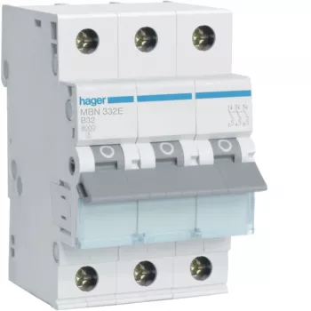 Hager MBN332E odklopnik, 3P, B32, 6 kA