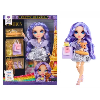 MGA Rainbow High Pretty in Paris modna lutka - Violet Willow