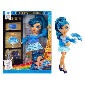 MGA ENTERTAINMENT Rainbow High Pretty in Paris modna lutka – Skyler