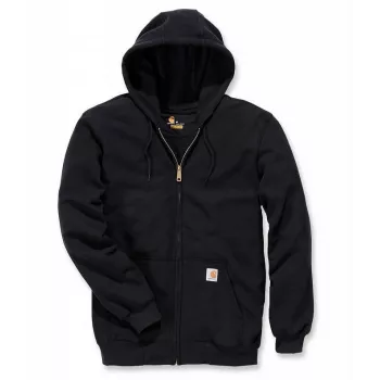 Carhartt Midweight Hooded Zip moška jopica s kapuco na zadrgo črna