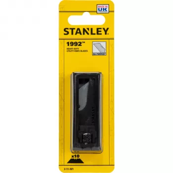 STANLEY BLACK&DECKER Stanley univerzalna rezila 1992 10 kosov – kakovostna trapezna rezila iz ogljikovega jekla za standardne nože za rezanje