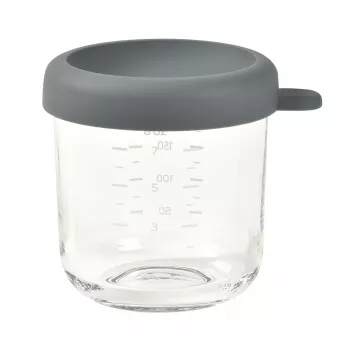 BEABA steklen kozarec za shranjevanje z nepredušnim pokrovom 250 ml Mineral