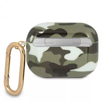 GUESS GUAPUCAMA ovitek za AirPods Pro zelen/khaki Camo kolekcija