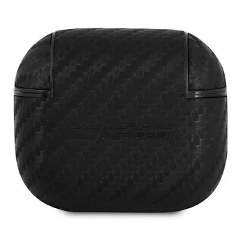 Ovitek Ferrari FESA3CABK za AirPods 3, On Track PU Carbon Black