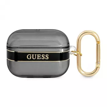 GUESS Strap Collection ovitek za AirPods Pro - črn