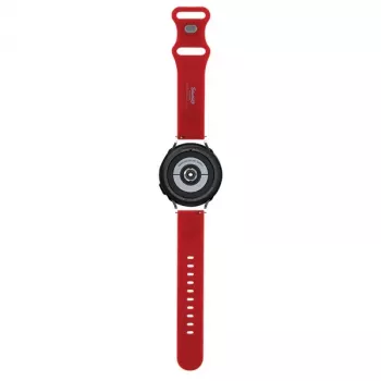 Hello Kitty univerzalni silikonski pašček HKUWMSCHBLR rdeča glava Kitty 20mm