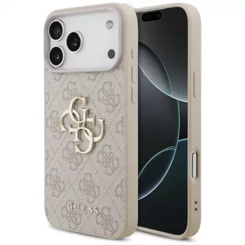 GUESS 4G Big Logo ovitek za Apple iPhone 17 Pro Max / 18 Pro Max – roza