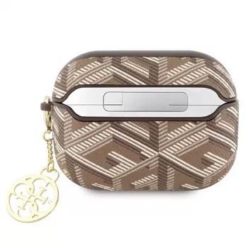 GUESS GUE003033 GCube Charm ovitek za AirPods Pro rjav