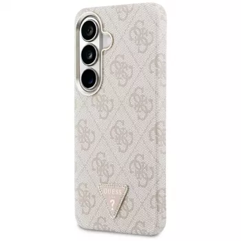 Guess 4G Triangle Logo ovitek MagSafe za Samsung Galaxy S26 – roza