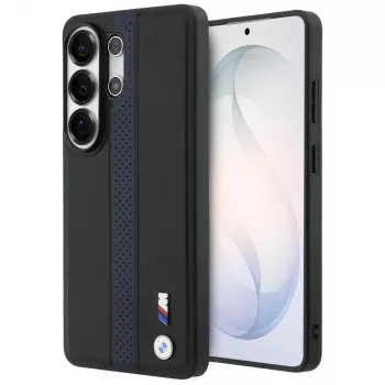 BMW Perforated Stripe Logo ovitek MagSafe za Samsung Galaxy S26 Ultra – moder