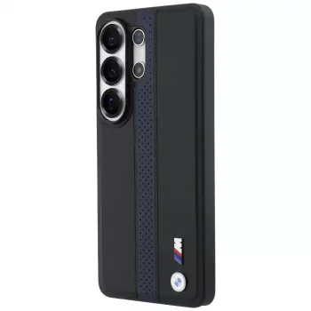 BMW Perforated Stripe Logo ovitek MagSafe za Samsung Galaxy S26 Ultra – moder