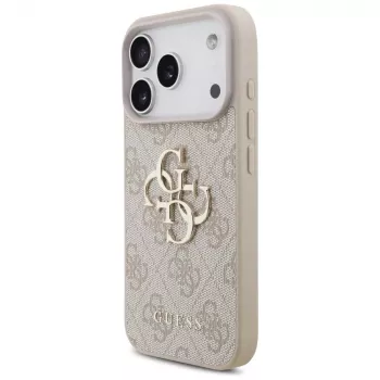 GUESS 4G Big Logo ovitek za Apple iPhone 17 Pro / 18 Pro – roza
