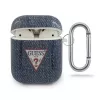 GUESS GUACA2TPUJULDB ovitek za AirPods 1/2, temno moder, kolekcija Jeans