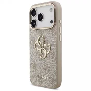 GUESS ovitek 4G Big Classic Logo za Apple iPhone 17 Pro / 18 Pro – rožnato zlat