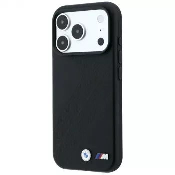 BMW M Tire Track Metal Logo MagSafe ovitek za iPhone 18 Pro / 17 Pro - črn