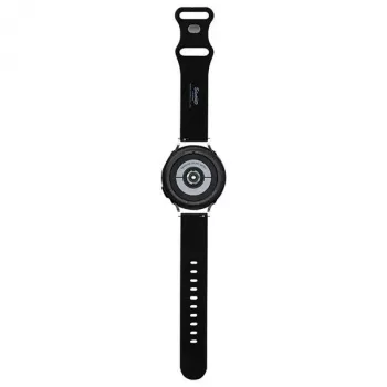 Hello Kitty univerzalni silikonski pašček z motivom glave Kitty, črn, 20mm