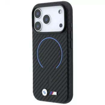 BMW M Carbon Printed Ring MagSafe ovitek za iPhone 18 Pro Max / 17 Pro Max - črn