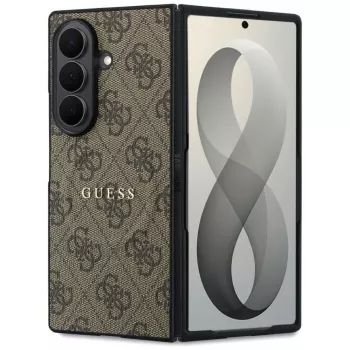 GUESS 4G Classic MagSafe ovitek za Samsung Galaxy Z Fold 8 Ultra – rjav