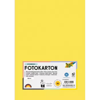 Folia 614/50 12 rumen A4 karton 300 g/m² 50 listov