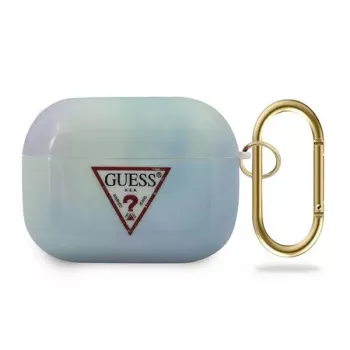 GUESS ovitek za AirPods Pro moder Tie & Dye kolekcija
