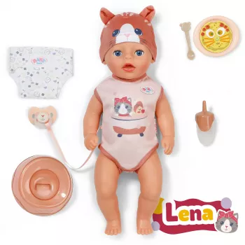 ZAPF CREATION Zapf Baby born Lena Cat 36cm mehka lutka