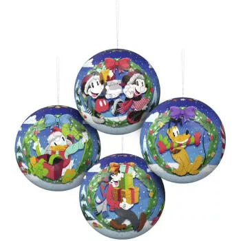 Ravensburger 3D Puzzleball Disney božični set kroglic (2 x 27 kosov)