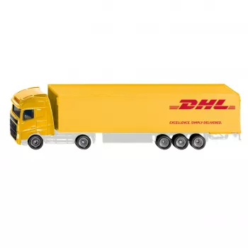 SIKU blister Volvo vlačilec s prikolico DHL