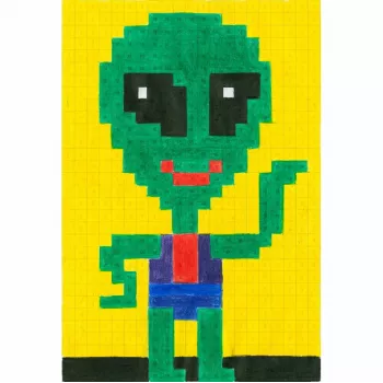 FABER-CASTELL Pixel-it pobarvanka z 32 motivi (201572)