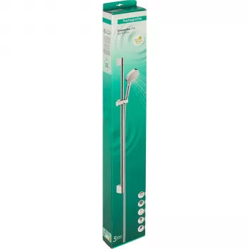 Hansgrohe Crometta Vario EcoSmart prha set, 90 cm, bel/krom