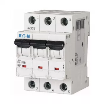 Eaton PXL-B40/3 40A 3-polni odklopnik z B-karakteristiko (MCB)